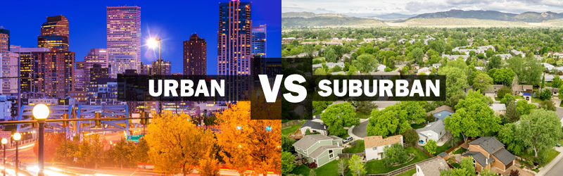 Urban vs. Suburban Living